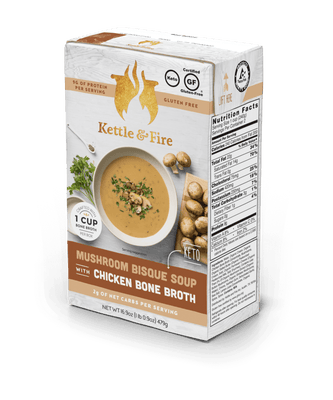 Mushroom Bisque Keto Soup Keto Soups Kettle & Fire 